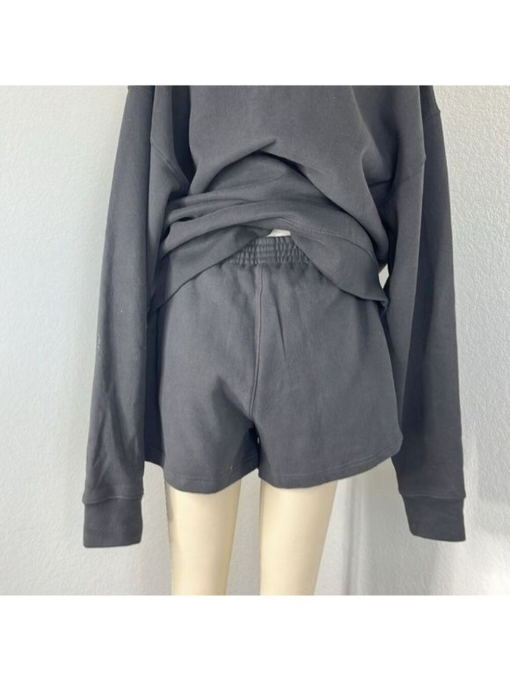 Unisex Tonal Sweatshirt Fcuk Jogger Short Shorts - Picture 11 of 15